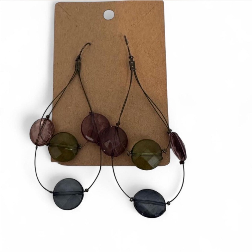 Beaded Wire Earrings